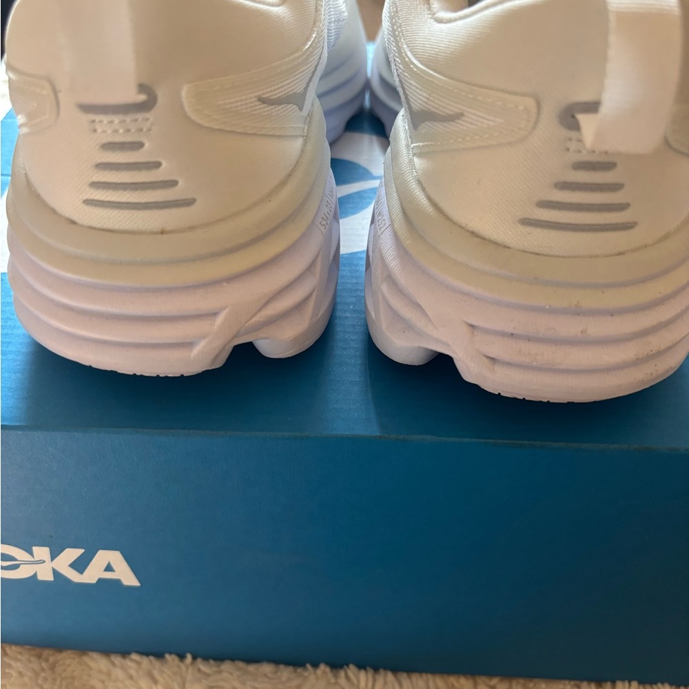 Hoka White Athletic Sneakers - Picture 7 of 8